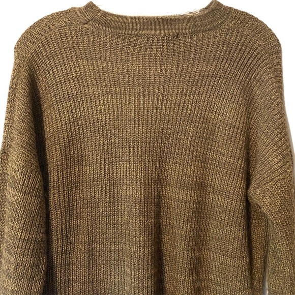 Don’t Ask Why Made in Italy Tan Acrylic‎ Sweater OSFM - Picture 5 of 11